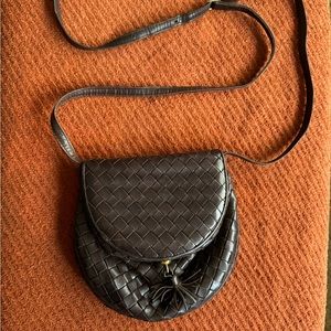 Authentic Mini Bottega Veneta Crossbody Brown